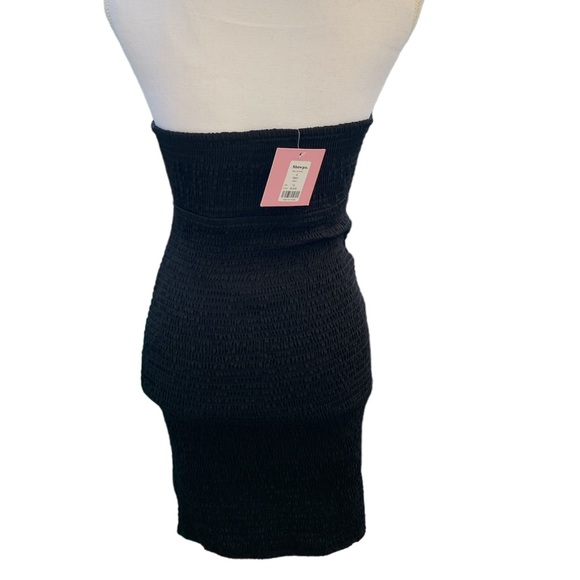 NWT- Black Mini Dress.  Size 6 - Picture 2 of 6